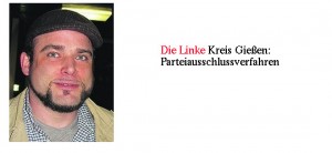 Parteiausschluss für Linken-Mandatsträger im Kreistag Gießen