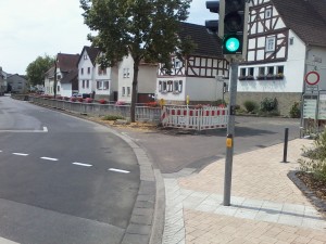 Kabelverlegungsarbeiten in Brauhausstraße in Heuchelheim bis Anfang August