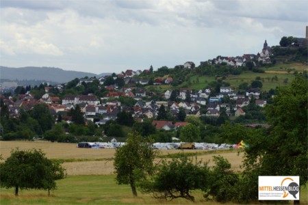 Ungemütliches Wetter brachte Sturmtief Zejlko vor allem auch für die Camper, die zu den 26. Golden Oldies nach Krofdorf-Gleiberg aus allen Teilen Deutschlands kamen. v. Gallera/Mittelhessenblog.de